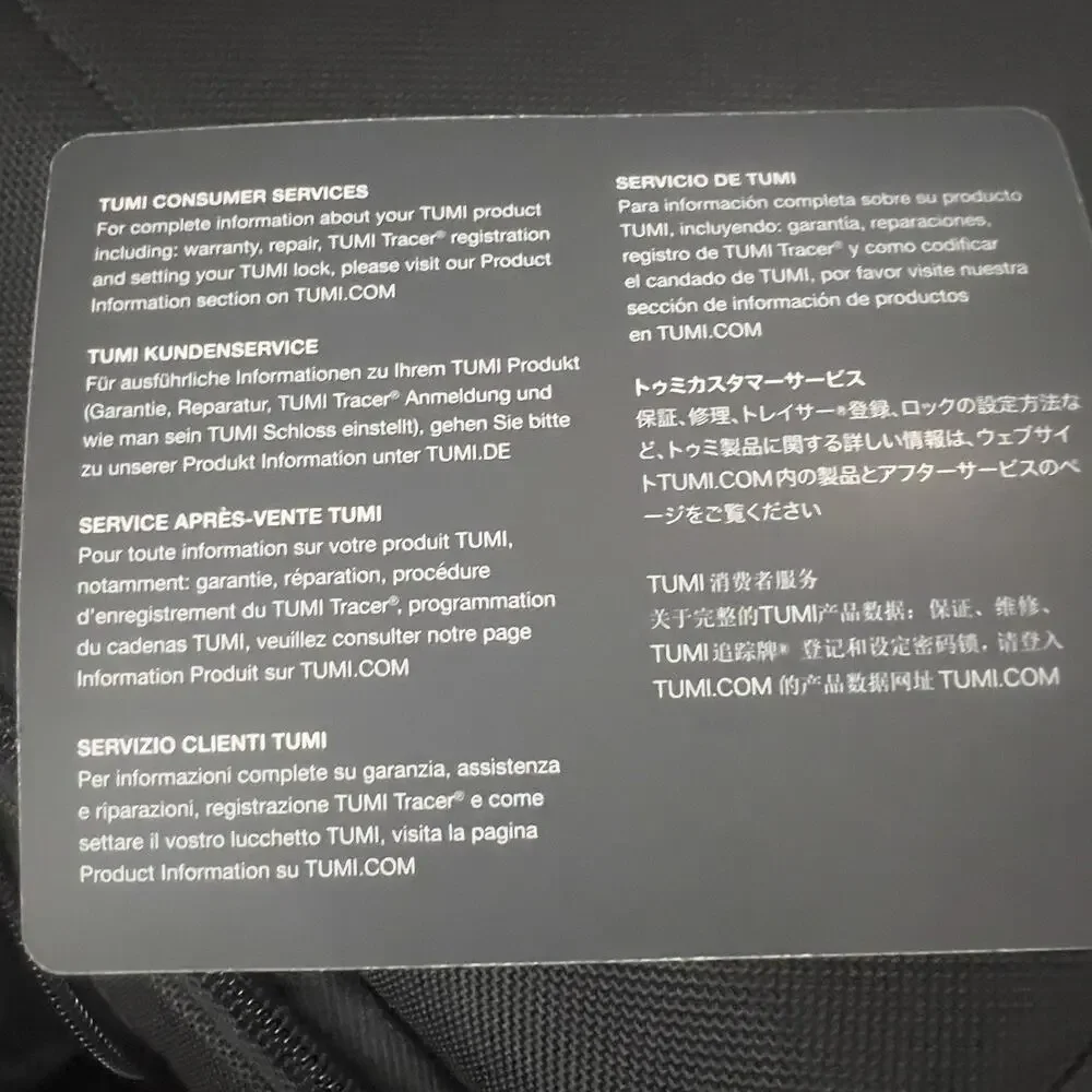 Tumi nwot alpha