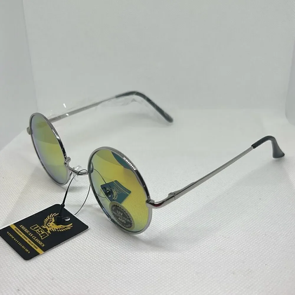 Hippie Retro Mirrored Sunglasses