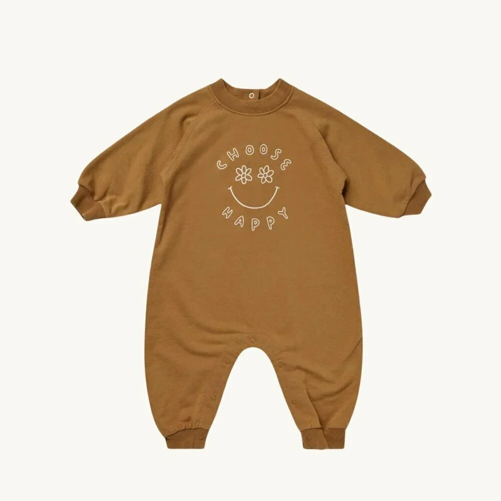 NWT - Rylee + Cru raglan jumpsuit, Choose Happy print​​​​​