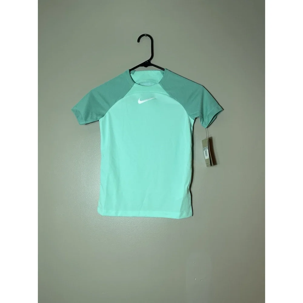 Nike Kids Academy Pro Dri-fit Soccer/ Football T-shirt Unisex Size XS Green
