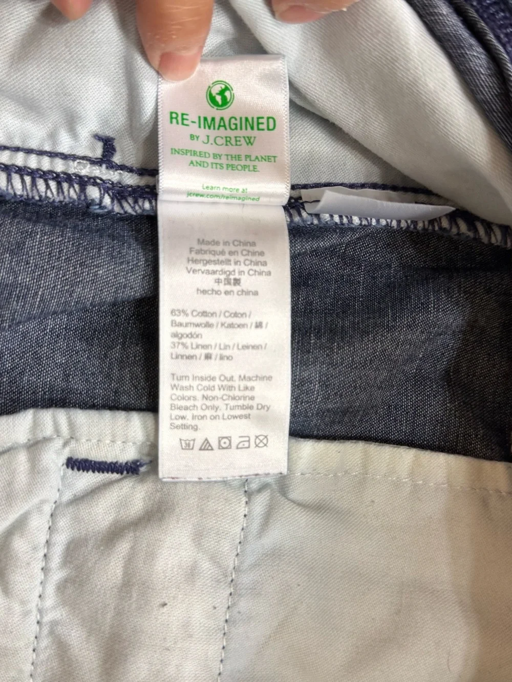 J. Crew classic indigo