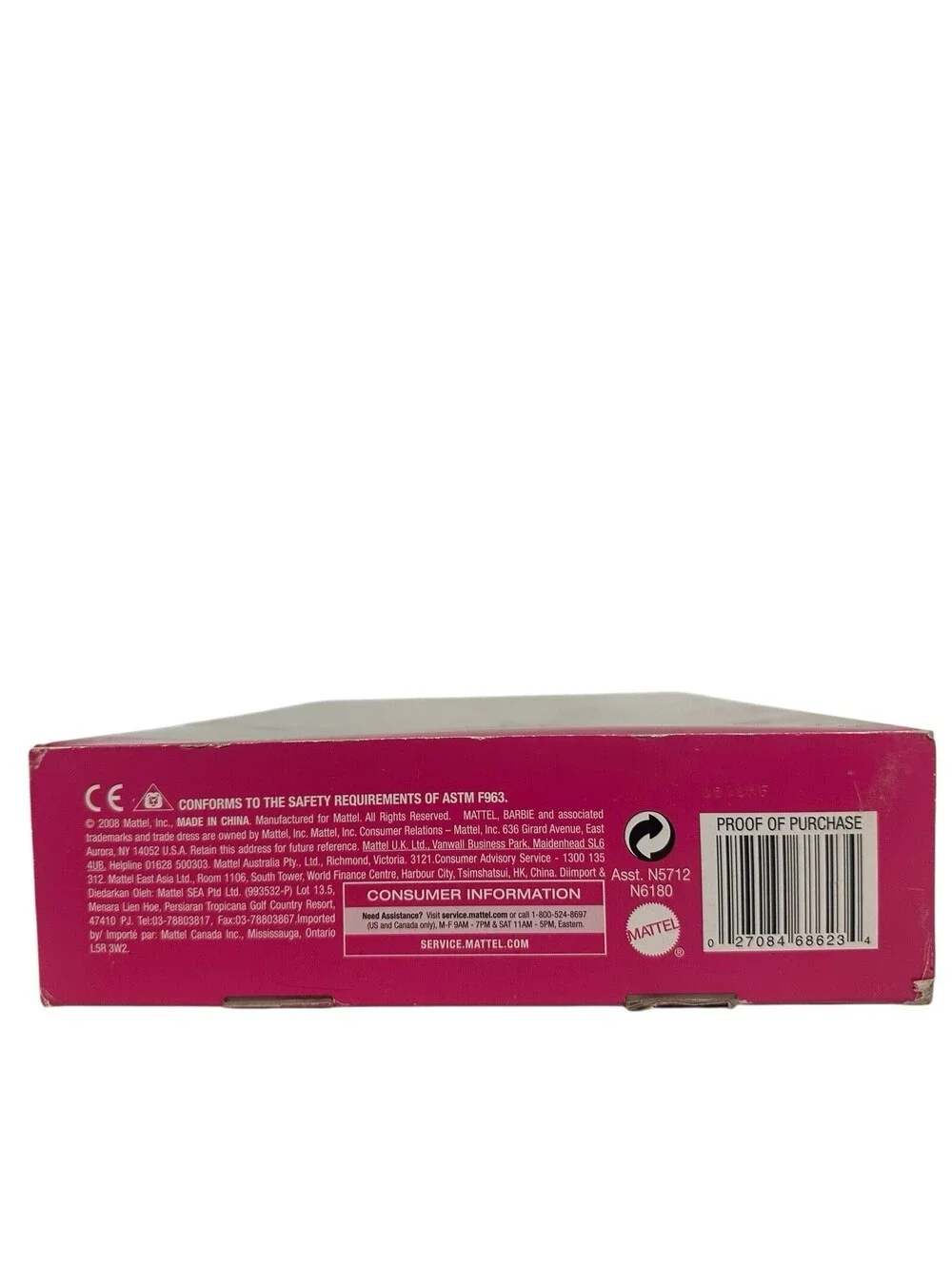 Mattel barbie color