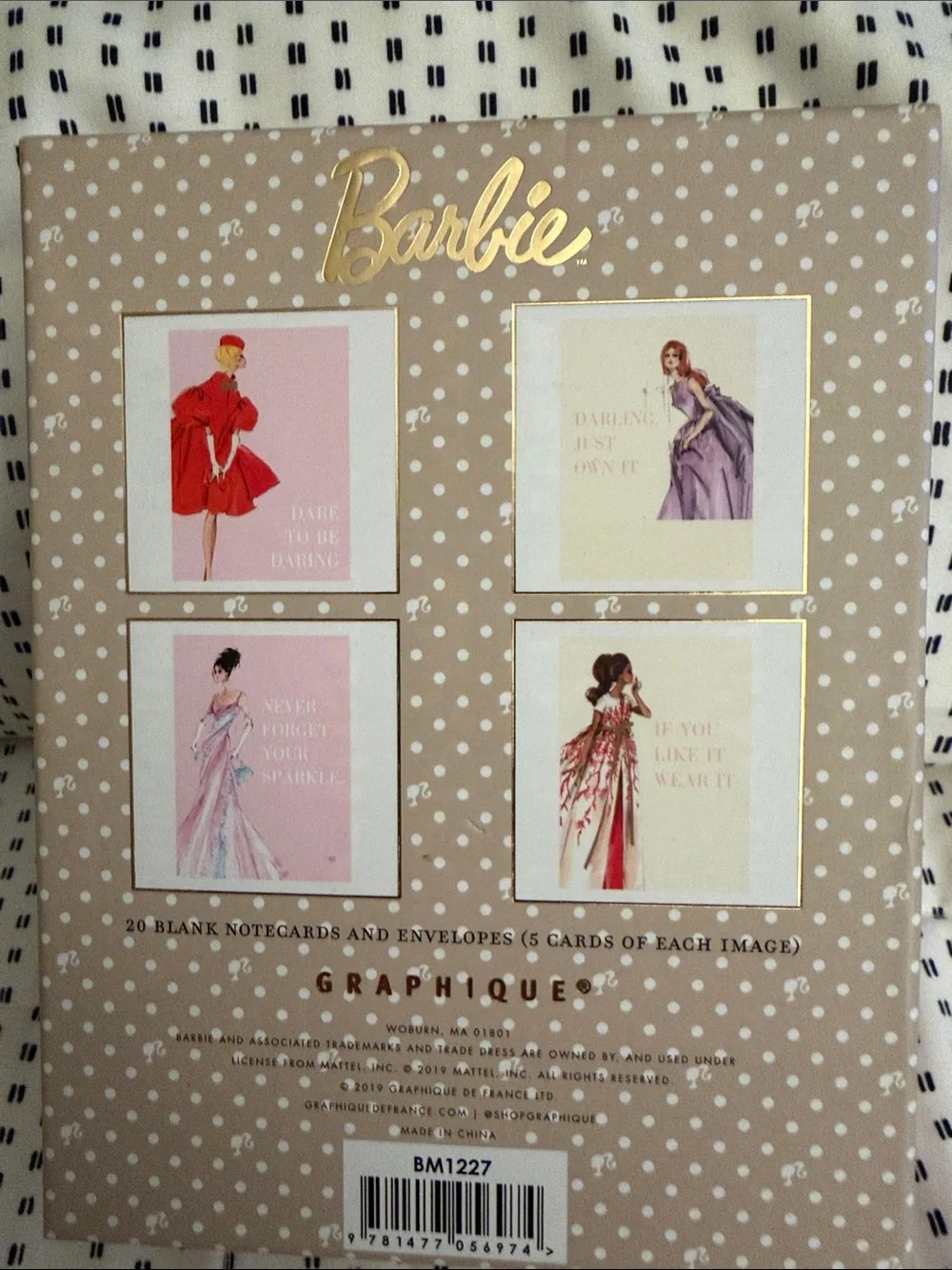 Barbie 2019 graphiques