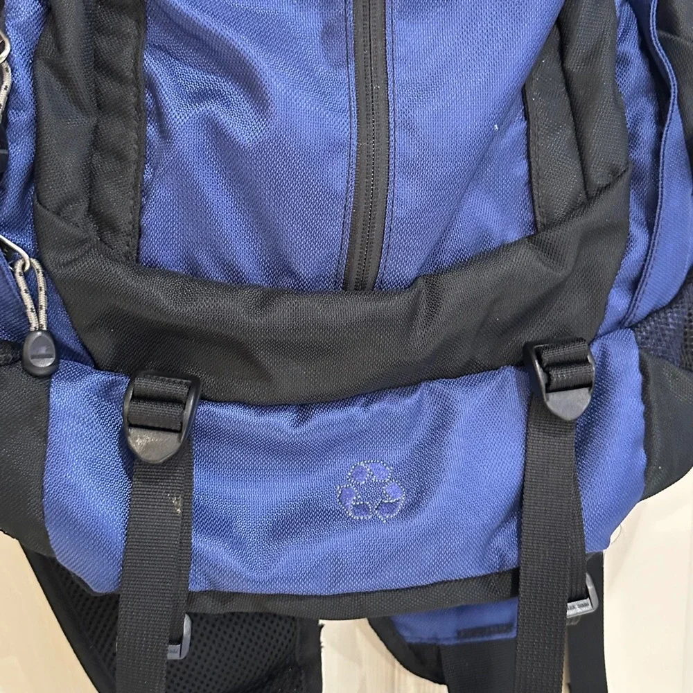 Mountainsmith Hiking Backpack Blue Black Outdoor Daypack Travel Bag