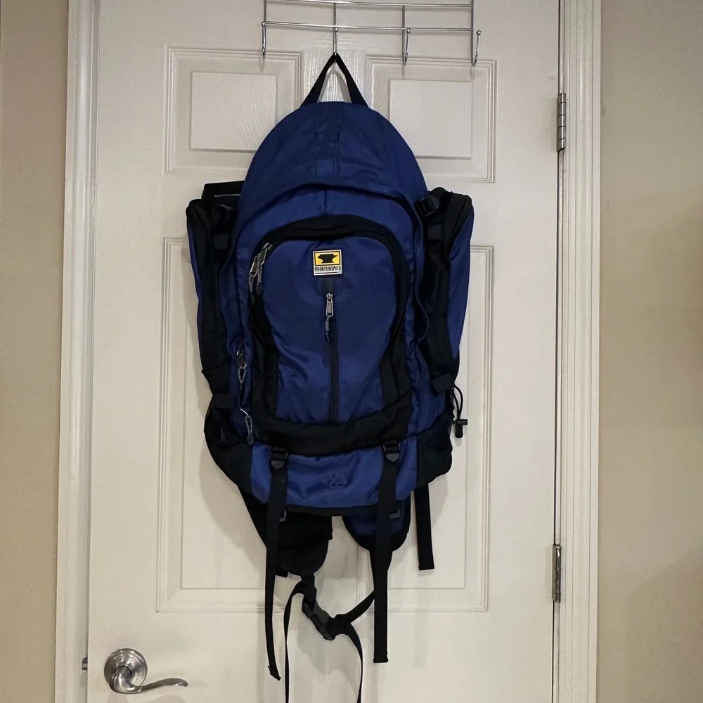 Mountainsmith Hiking Backpack Blue Black Outdoor Daypack Travel Bag