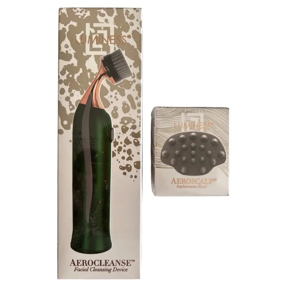 Luminess Aerocleanse Facial Cleansing Device with Scalp Cleansing Brush