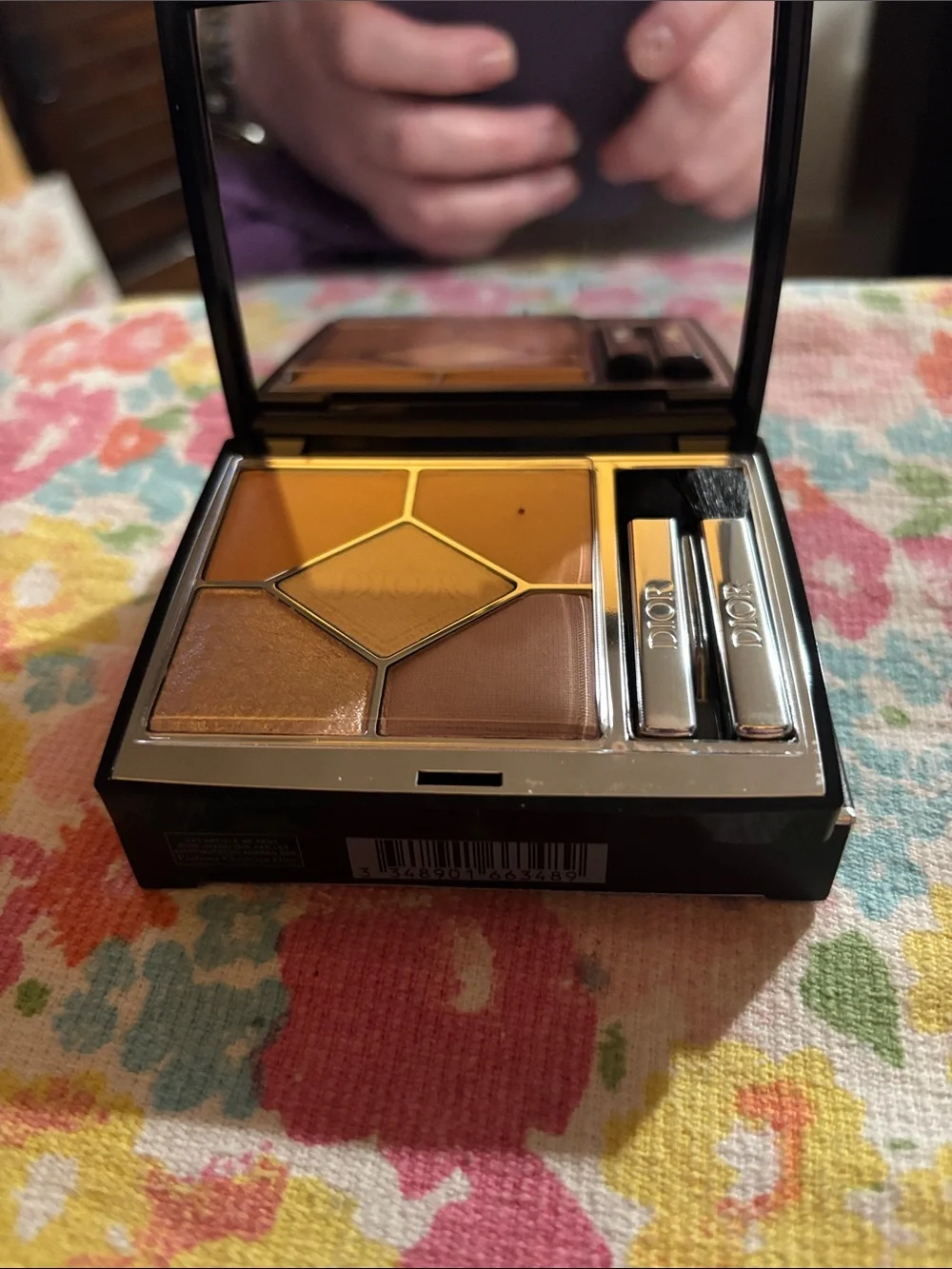 Dior velvety eyeshadows