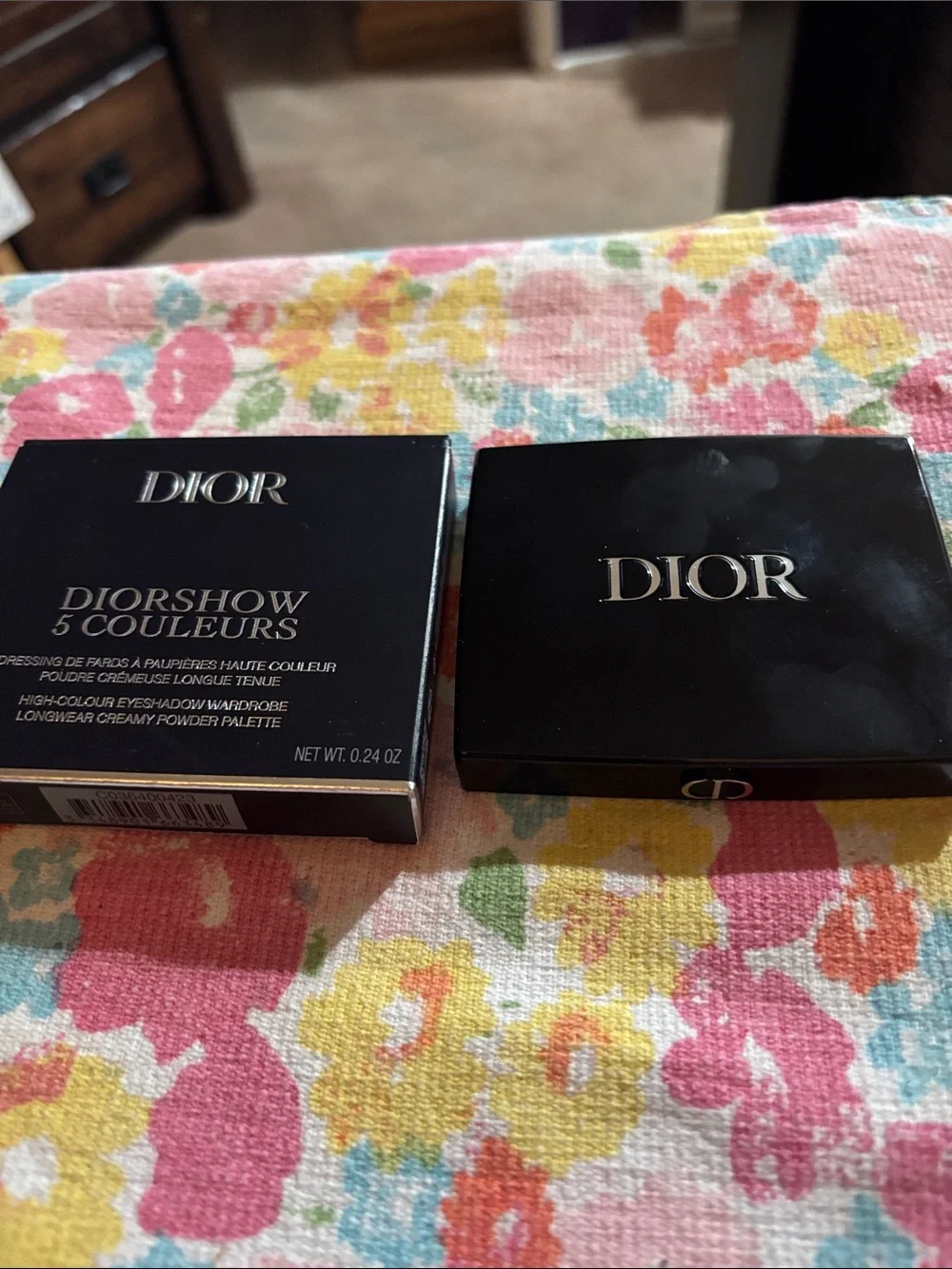 Dior velvety eyeshadows