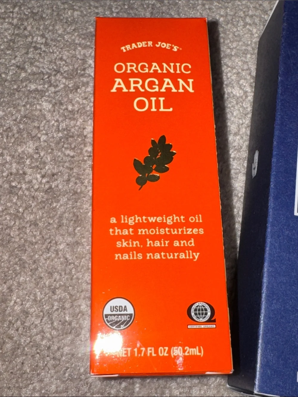 Trader Joe's Organic Argan Oil & Ultra Moisturizing Hand Cream - Orange & Navy