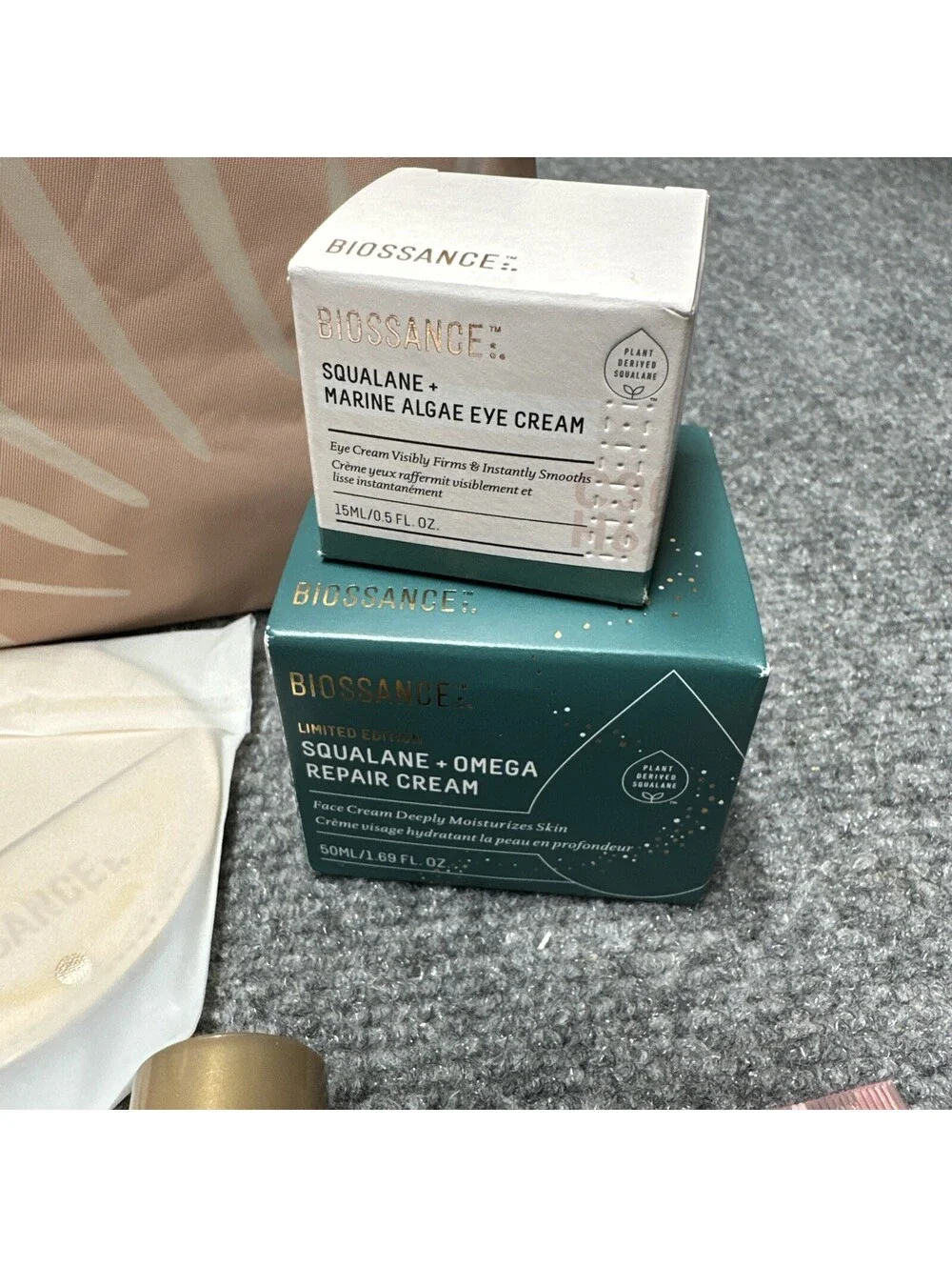 Biossance Squalane Complete Travel Size Skincare Set 8 Piece Routine & Mirror