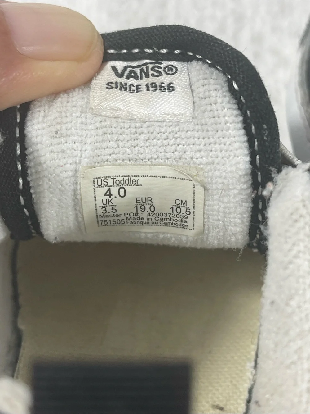 Vans classic kids