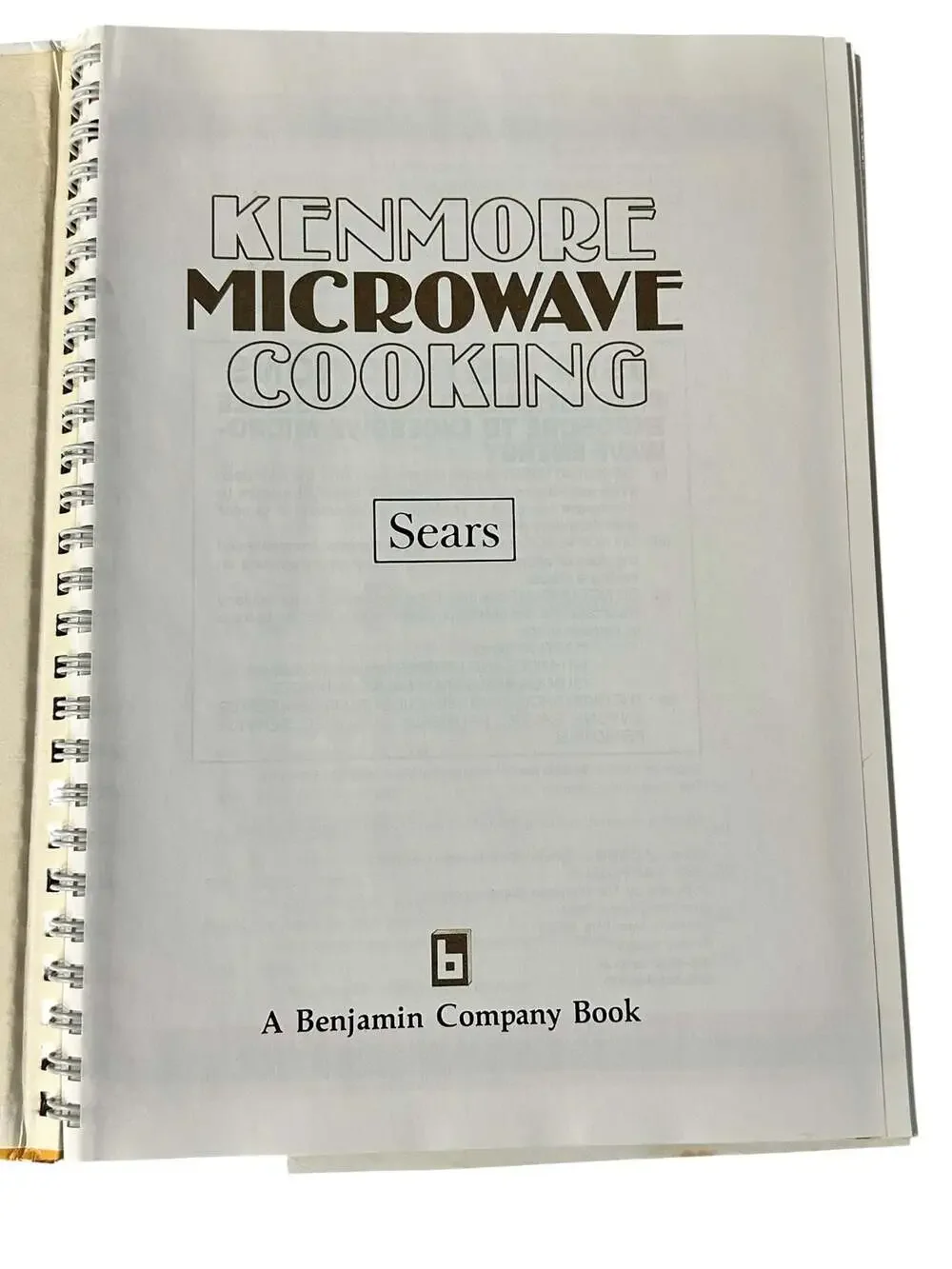Kenmore classic 1985