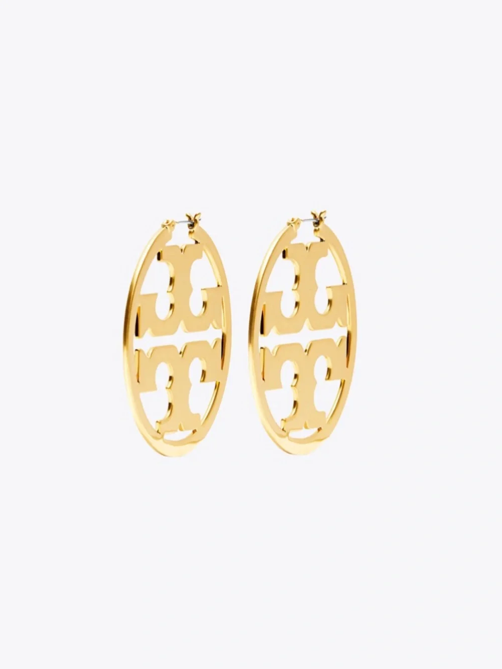 NWOT Tory Burch Icon Hoop Earrings