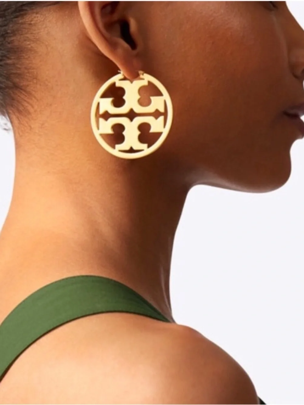 Tory Burch polished gold