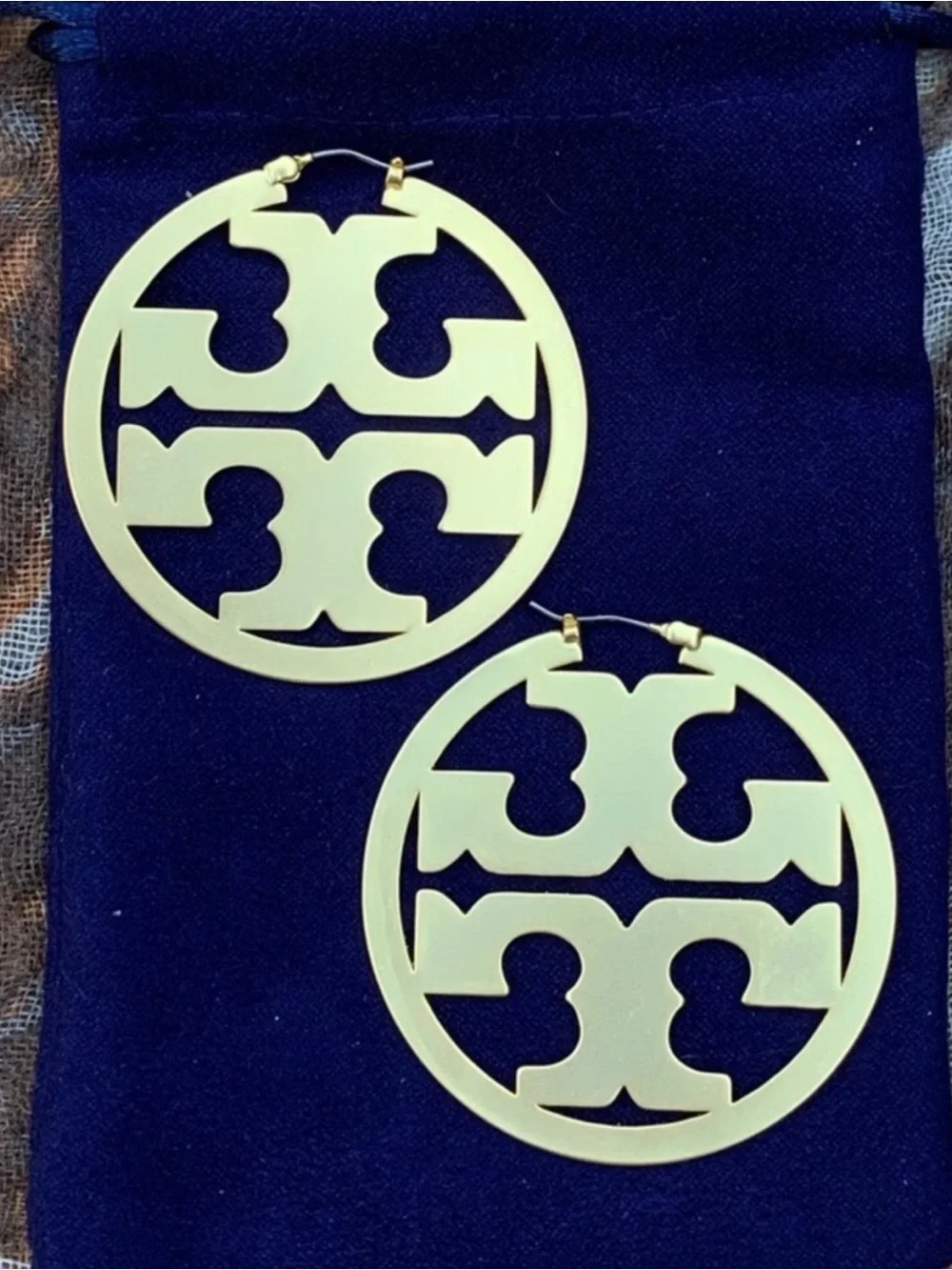 Tory Burch polished gold