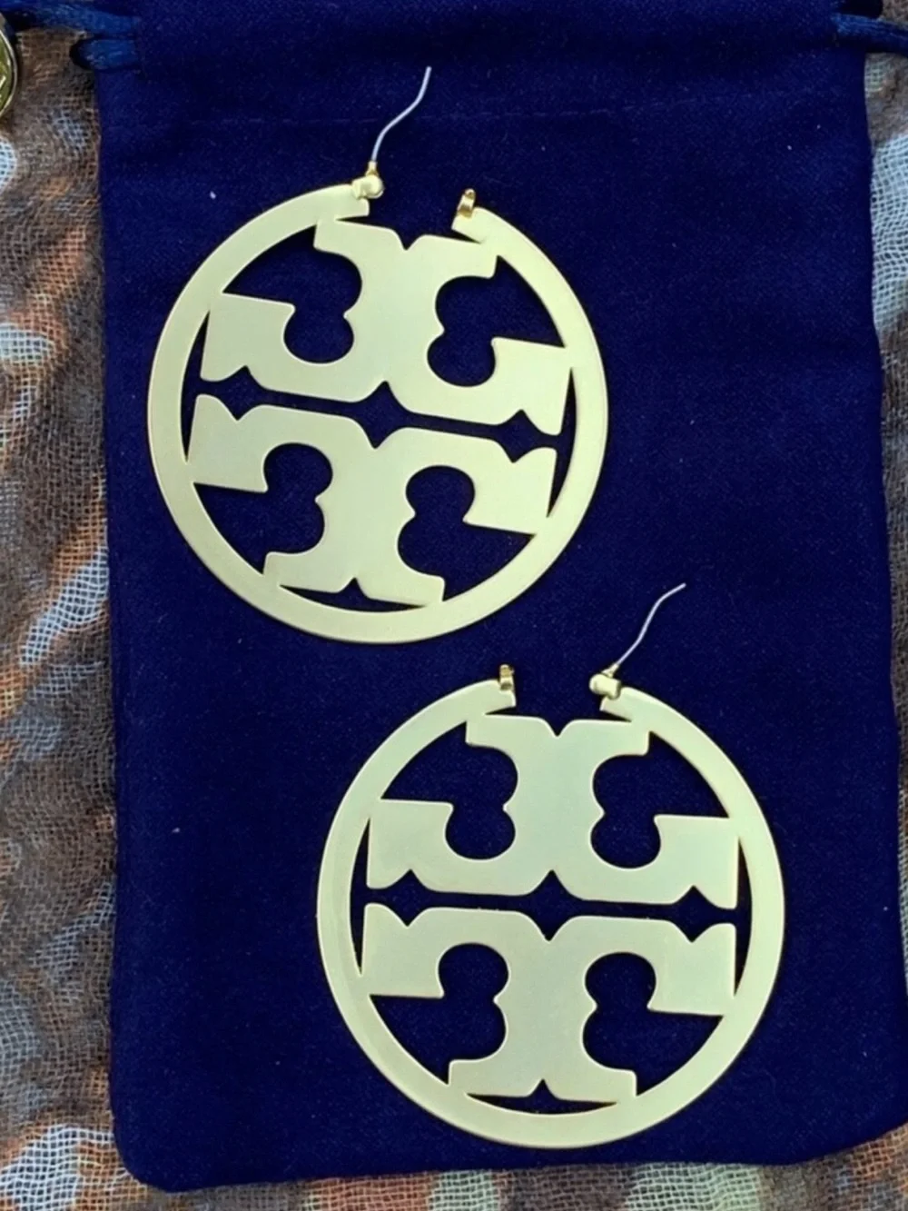 Tory Burch polished gold