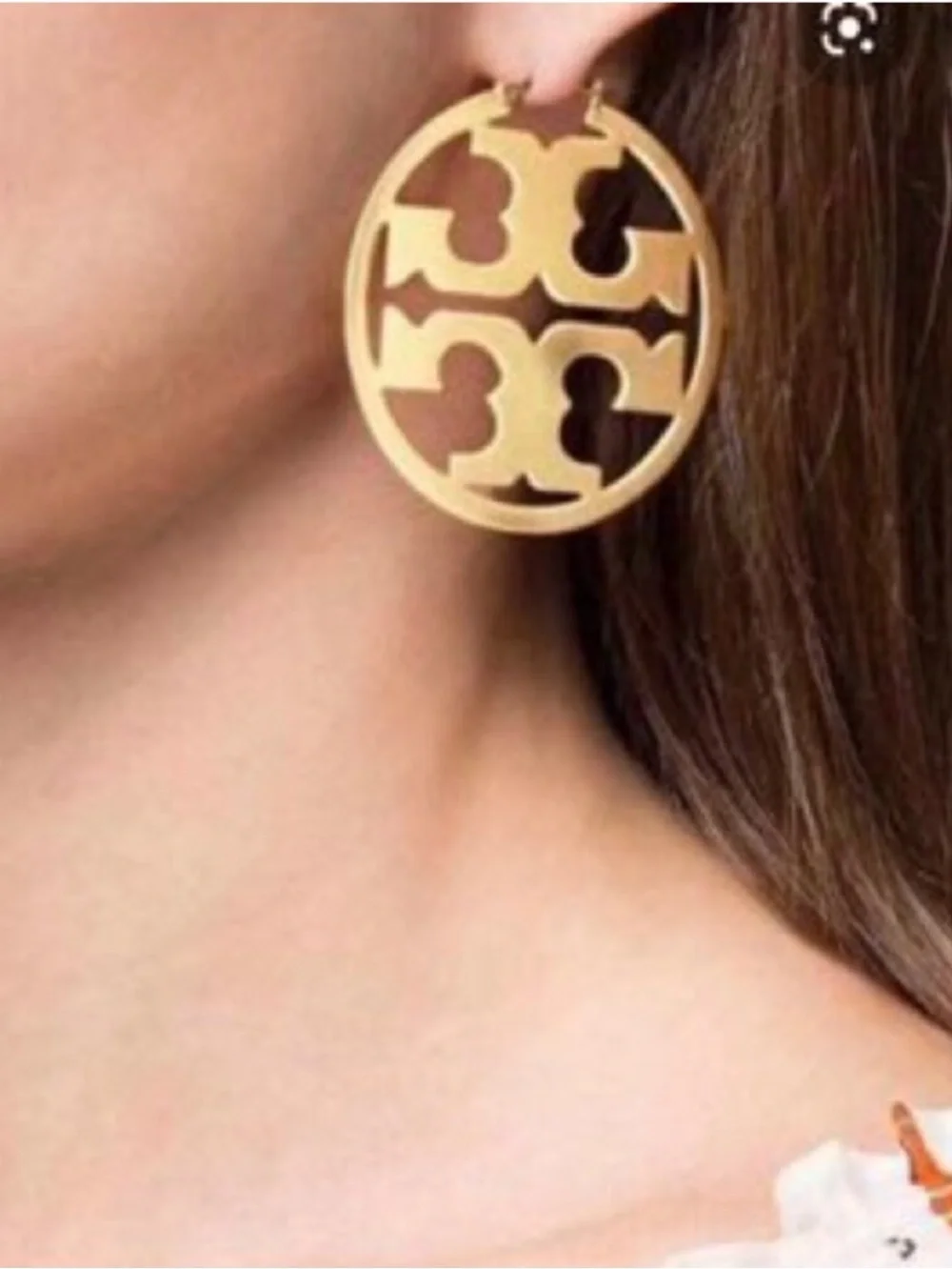 Tory Burch polished gold