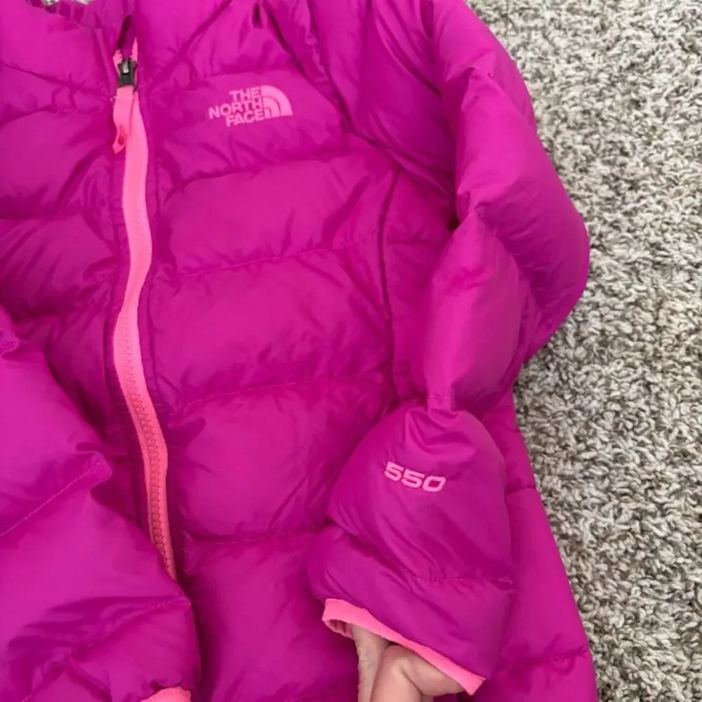 The North Face hot pink