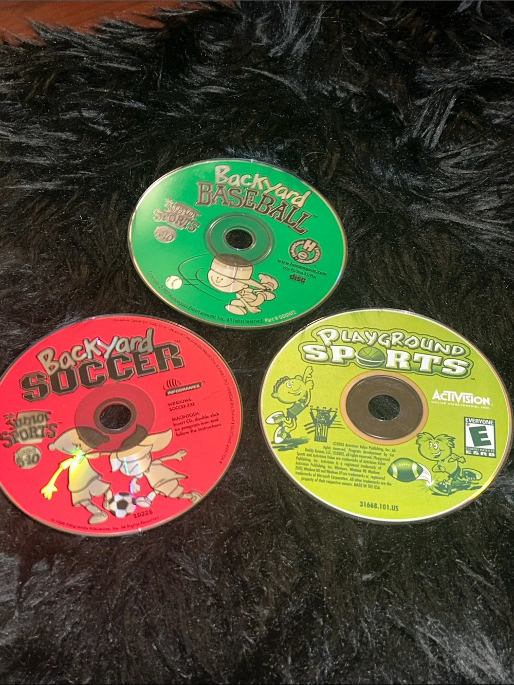 Nostalgic 90’sY2k Children’s  Backyard Sports PC CD ROM Lot of 3 Collectibles