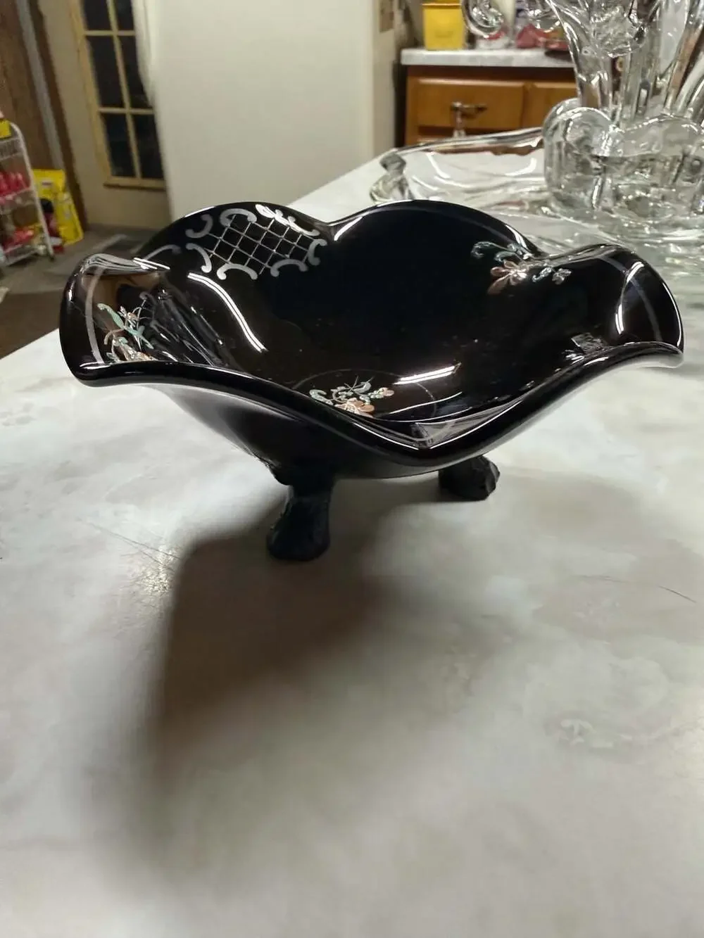 Japanese Artisan black porcelain