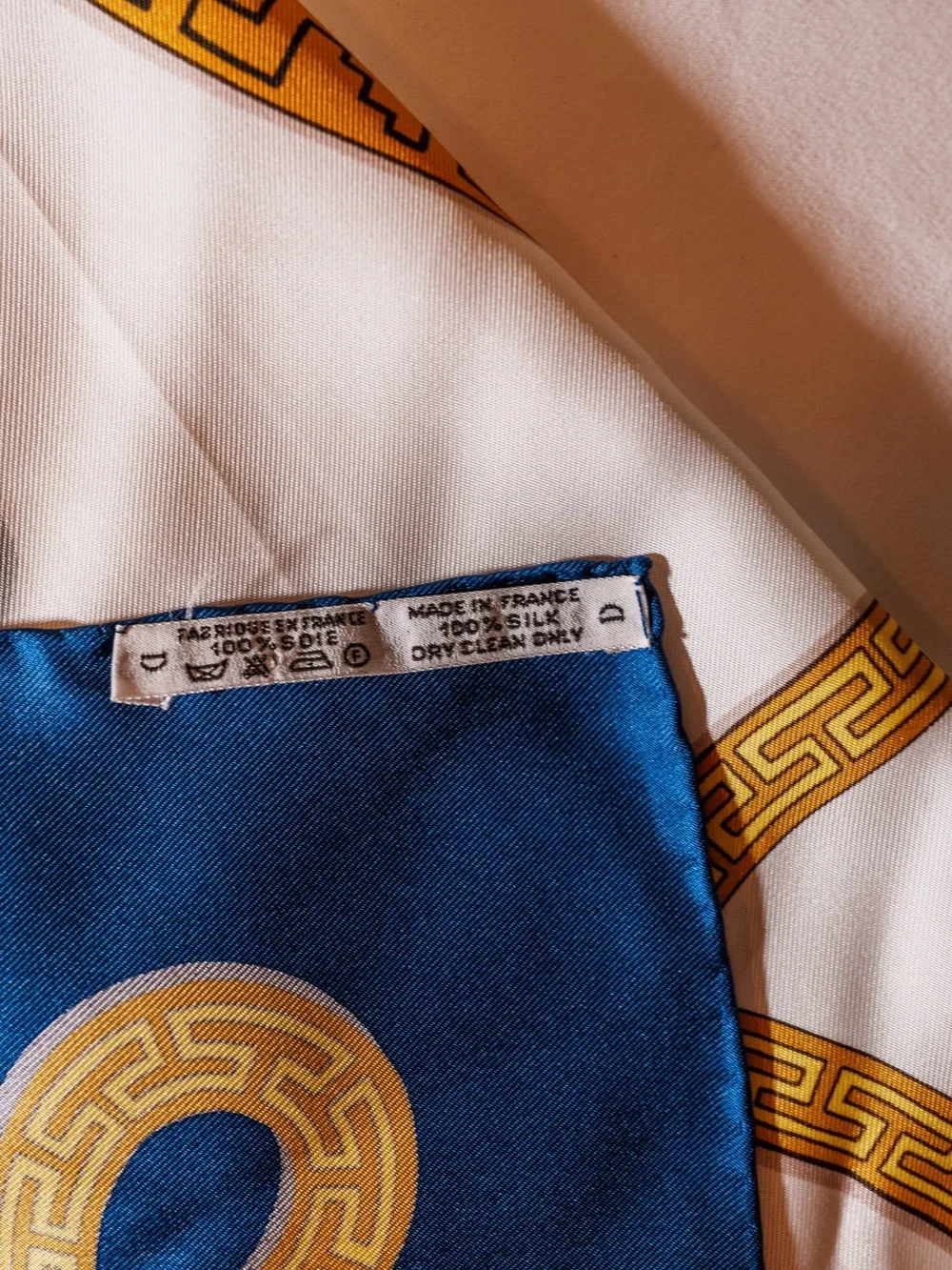 Hermès Charreada Silk Twill Scarf Carré 90 Ivory Gold Mexican Rodeo Motif