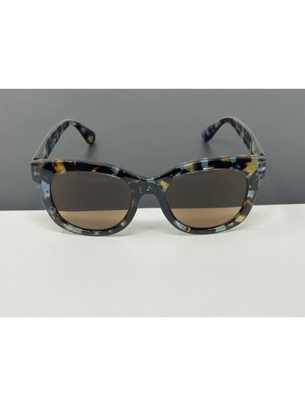 Peepers Center Stage Oversized Reading Sunglasses Blue Quartz +1.50