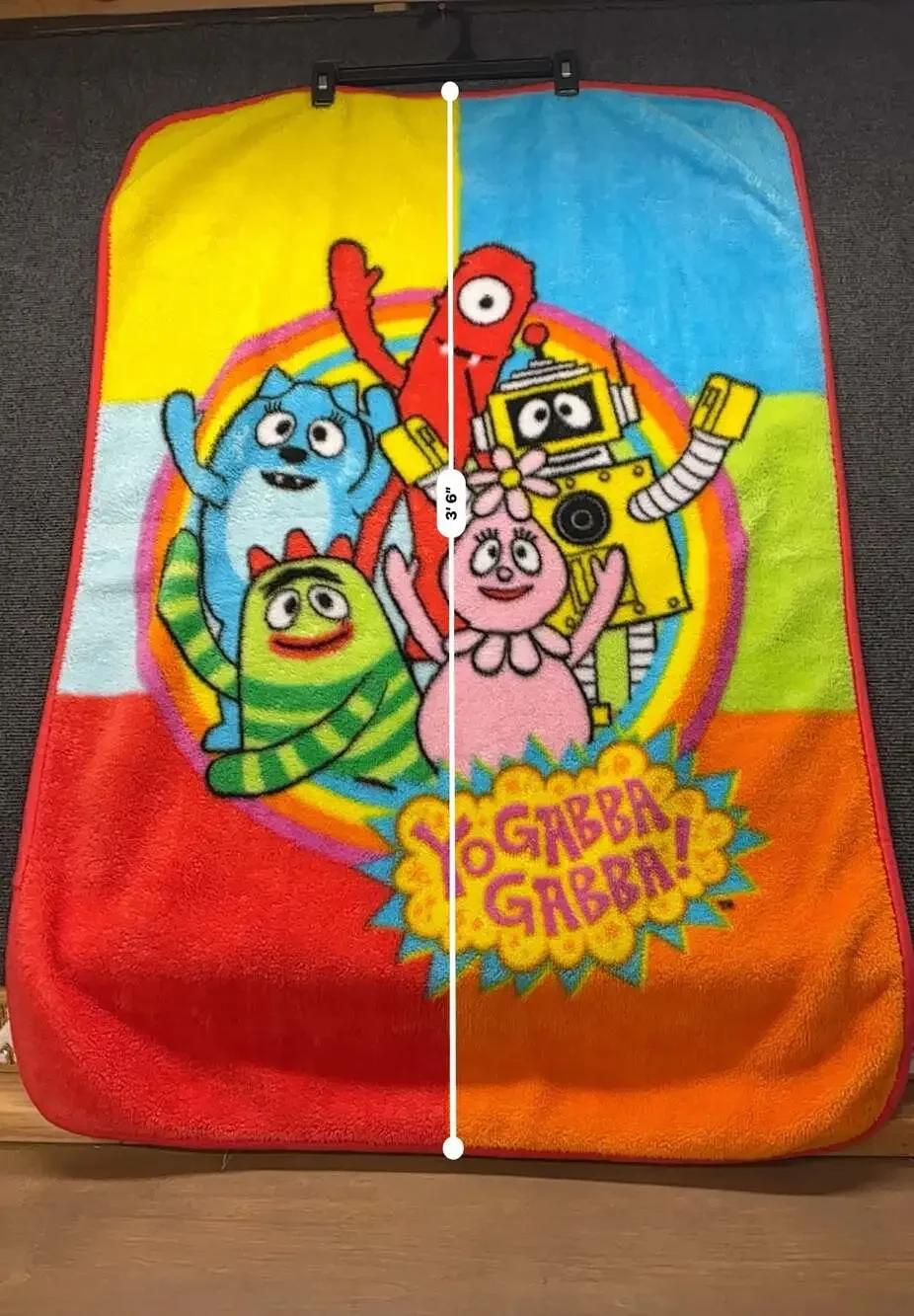 Yo Gabba Gabba visible foofa plush