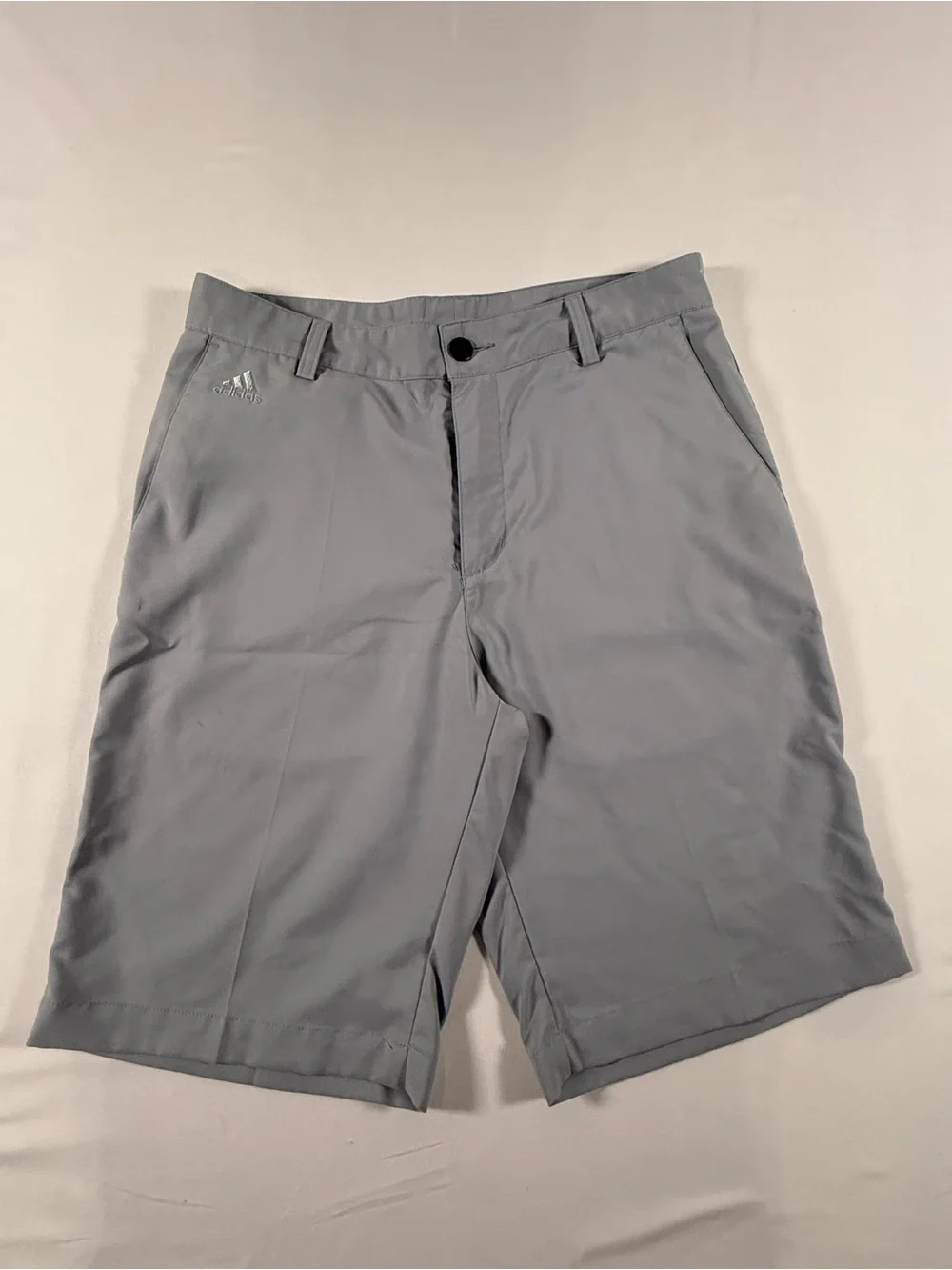 adidas Men’s Light Gray Hybrid Golf Shorts