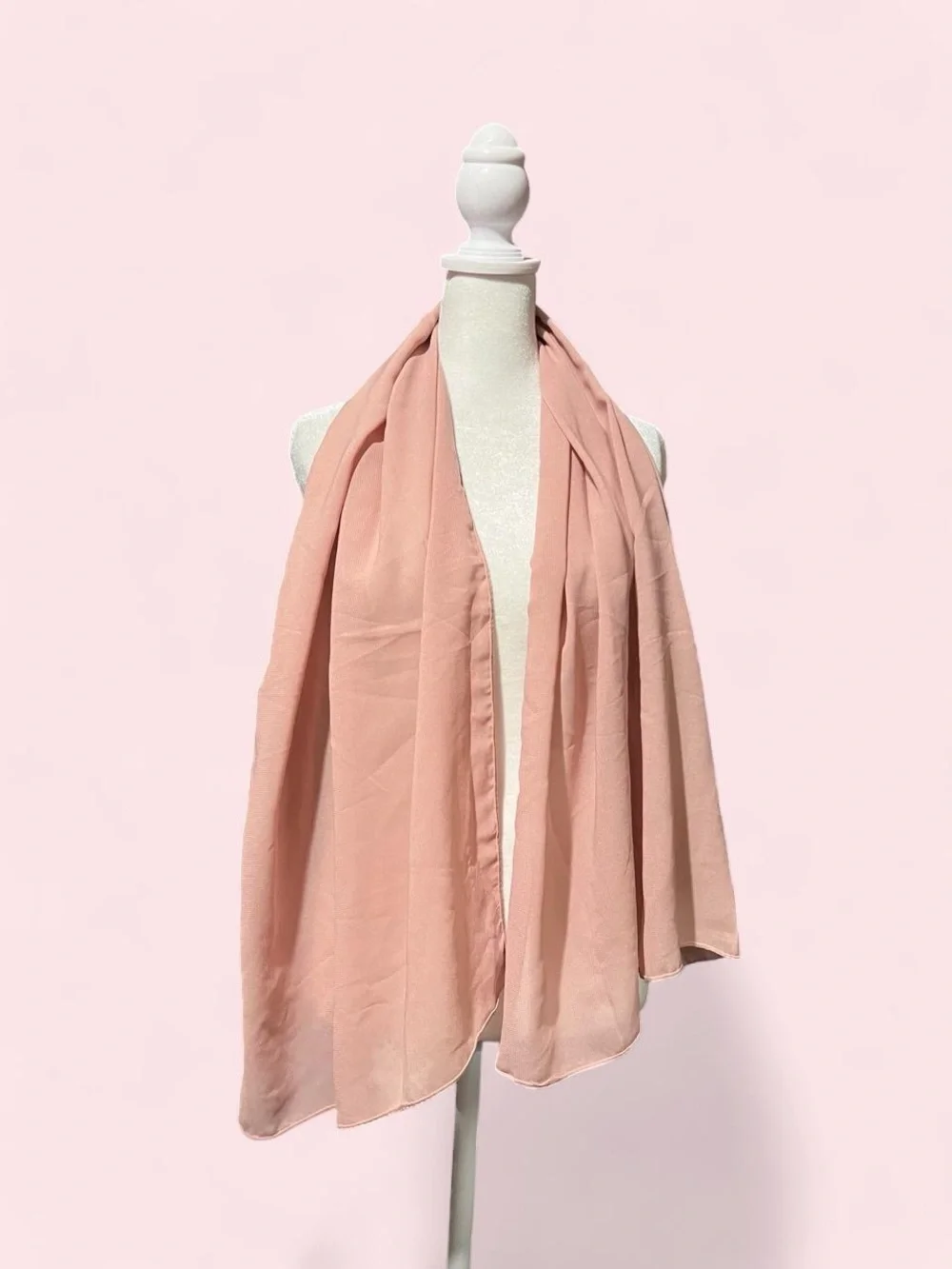 N/A pink scarf