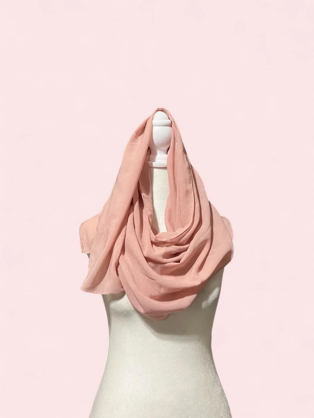 N/A pink scarf