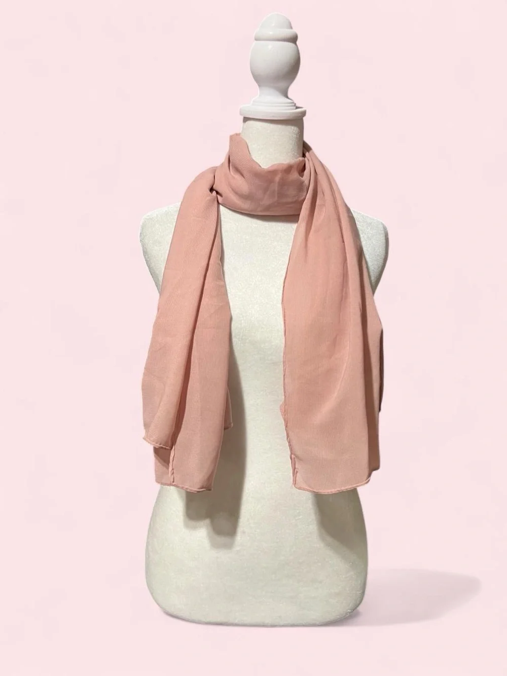 N/A pink scarf