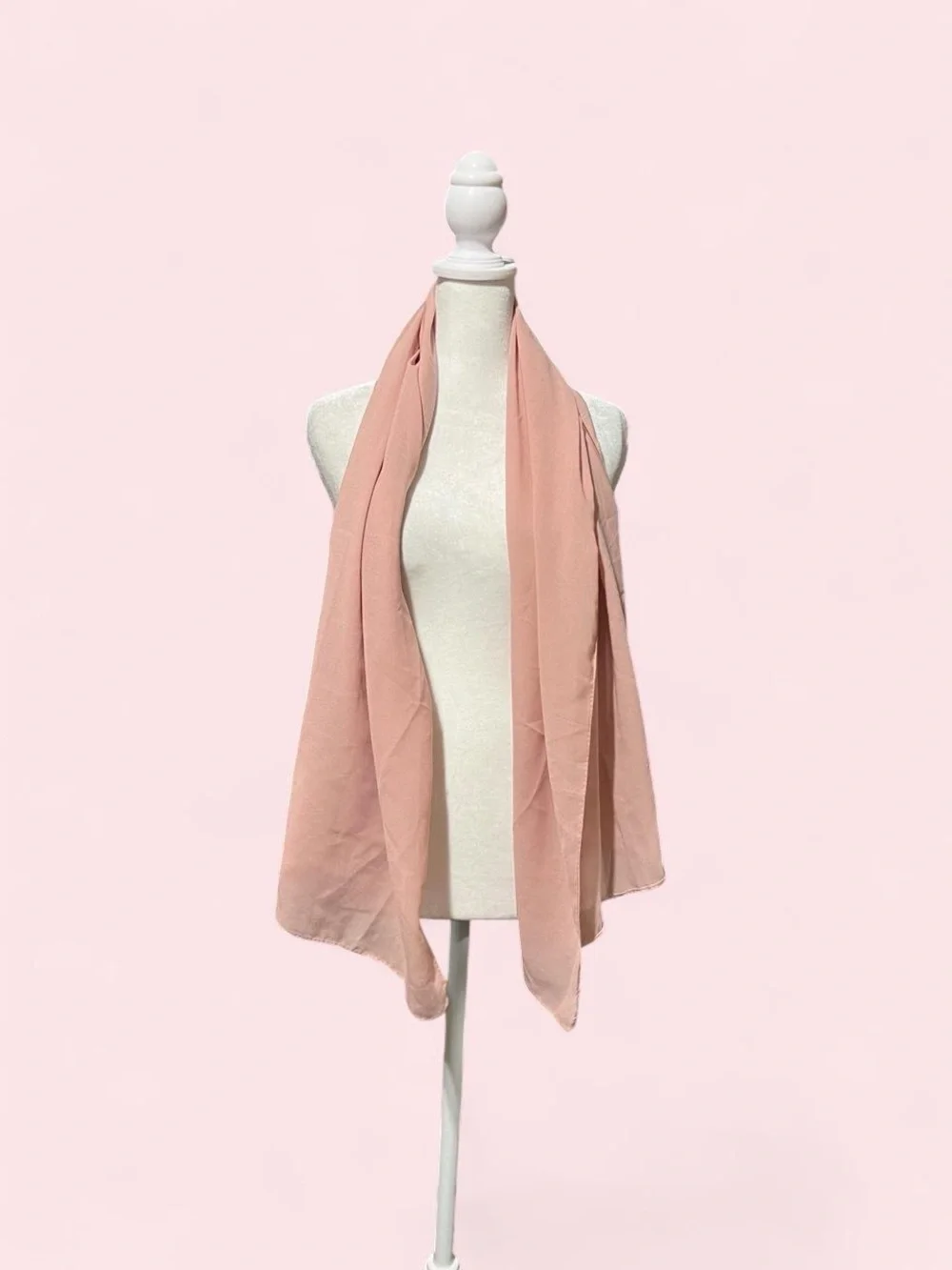N/A pink scarf