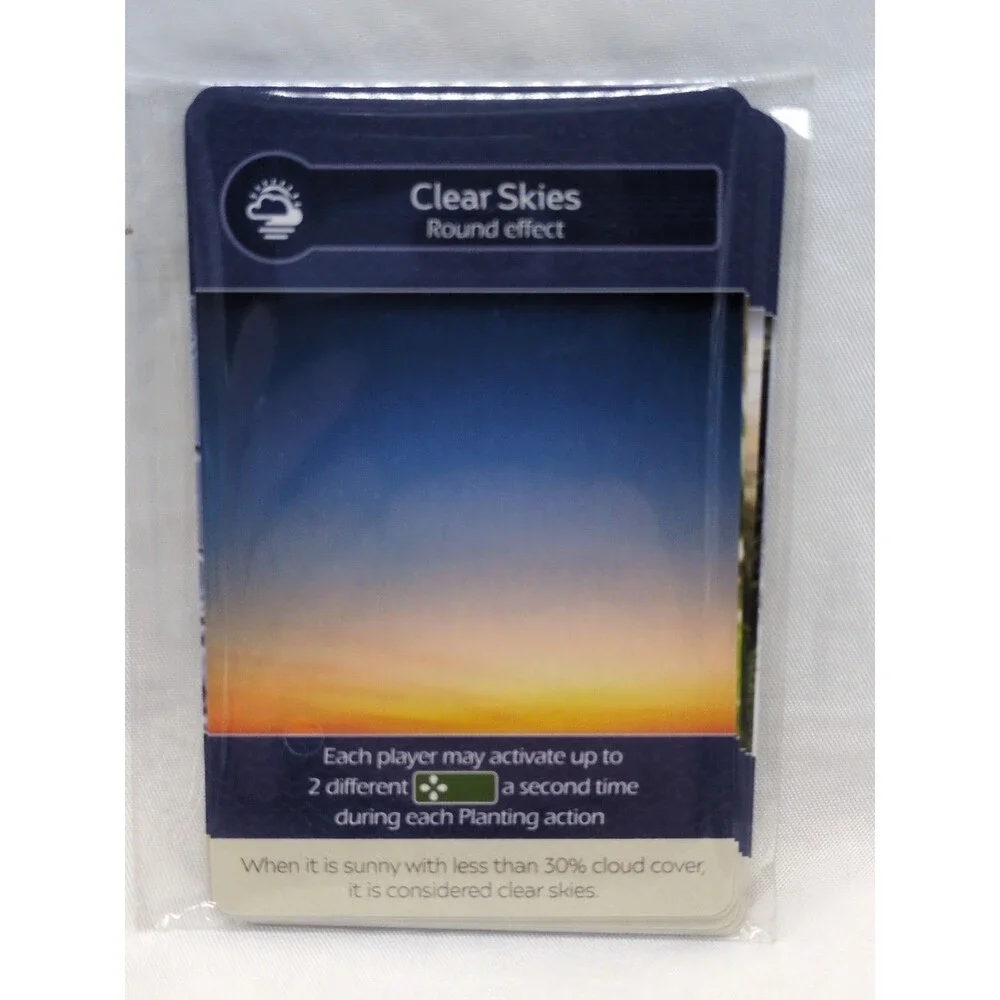 Earth Abundance Weather Promotion Expansion Cards