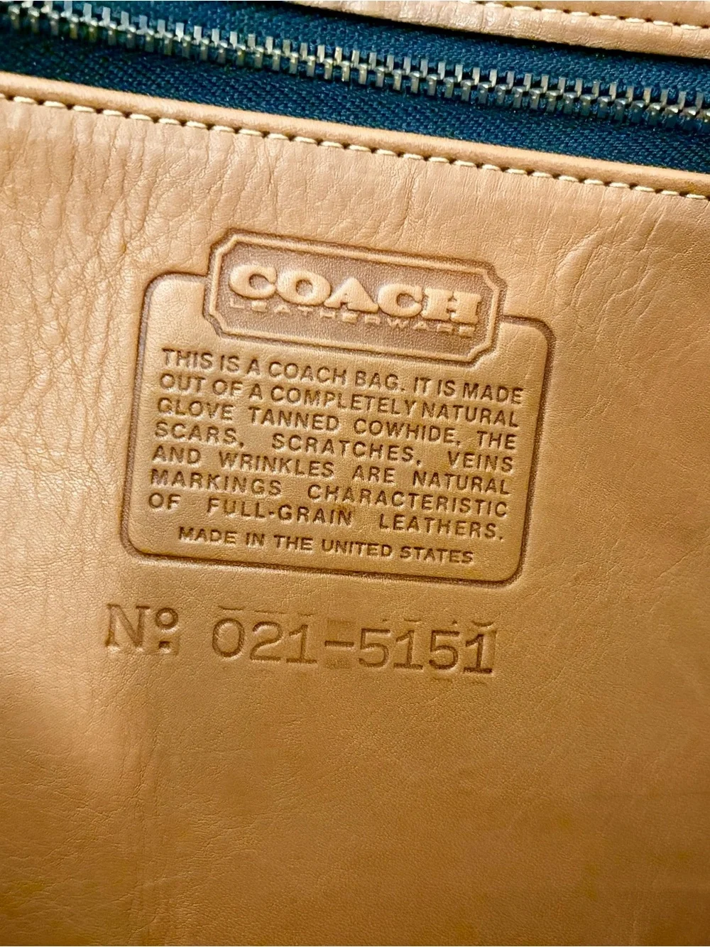 Coach classic tan