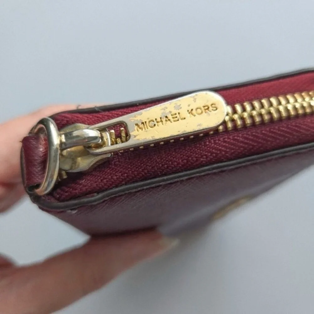 Michael Kors maroon purple