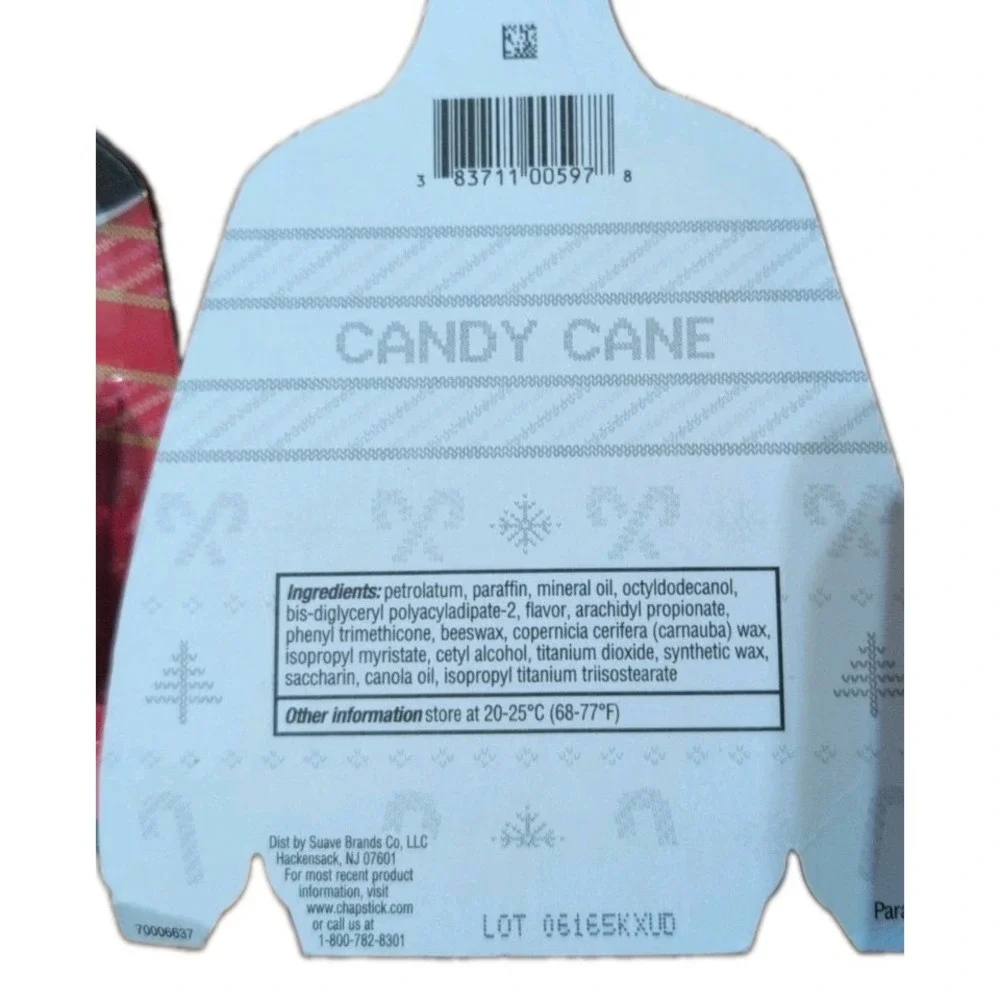 Chapstick candy cane