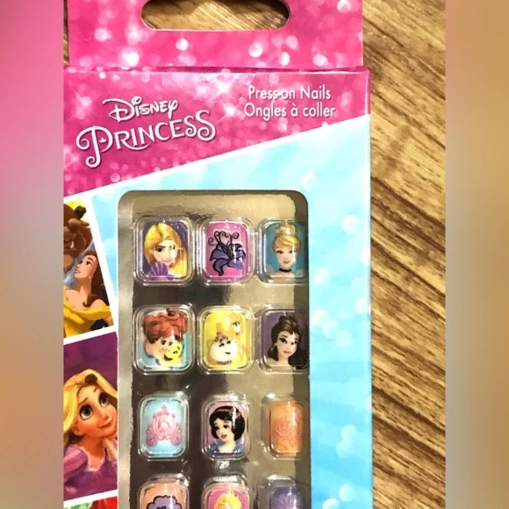 2pack Disney princess little girl press on nail extensions‎ new