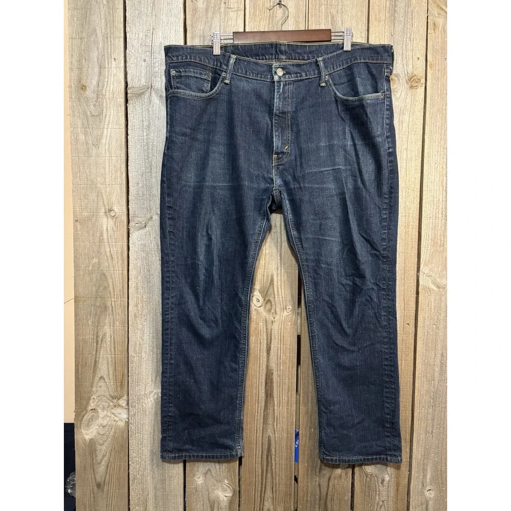 Levis 541 Straight Leg Jeans‎ Mens 42x26 Dark Wash Athletic Fit Stretch Denim