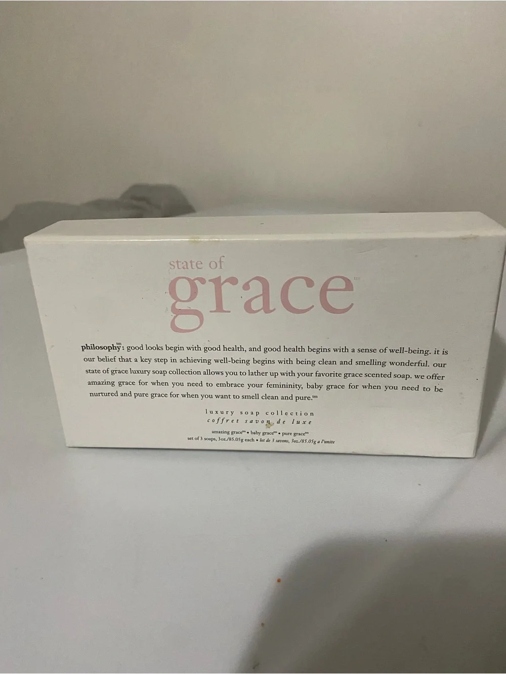 Philosophy box soap