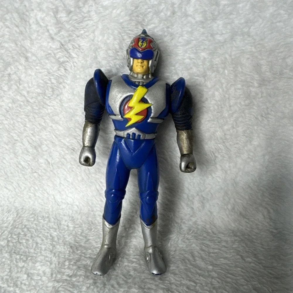 Vintage‎ PVC Mega Power Fighters Flash Blue 4.7