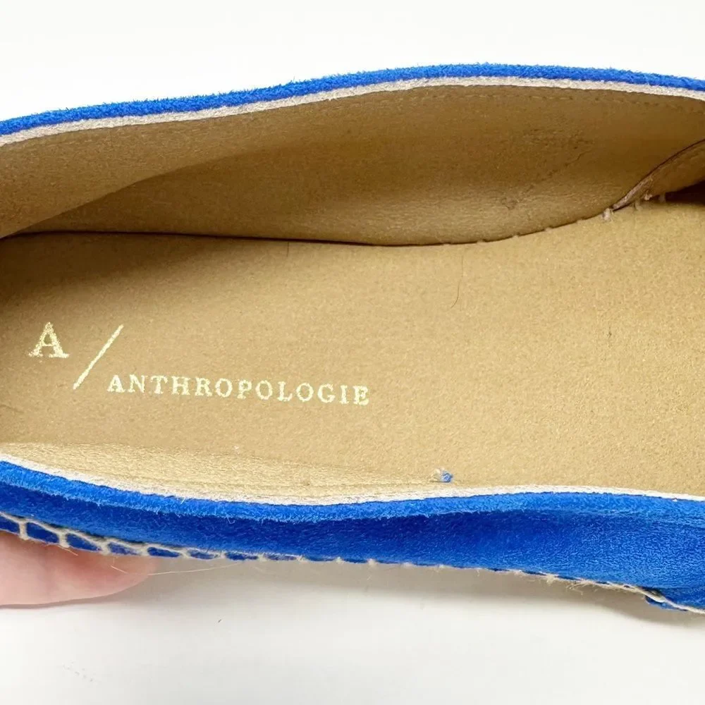 Anthropologie ruffled espadrille