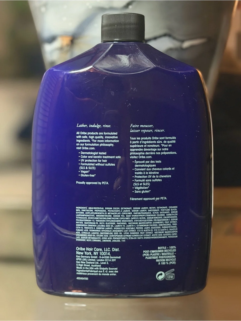Oribe shine leaves