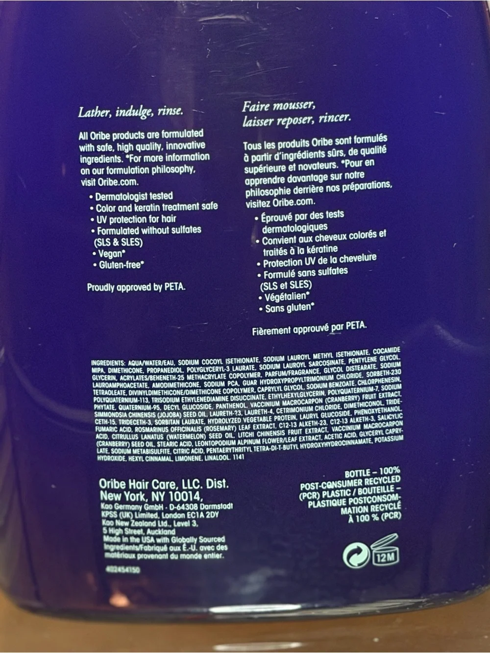 Oribe shine while as