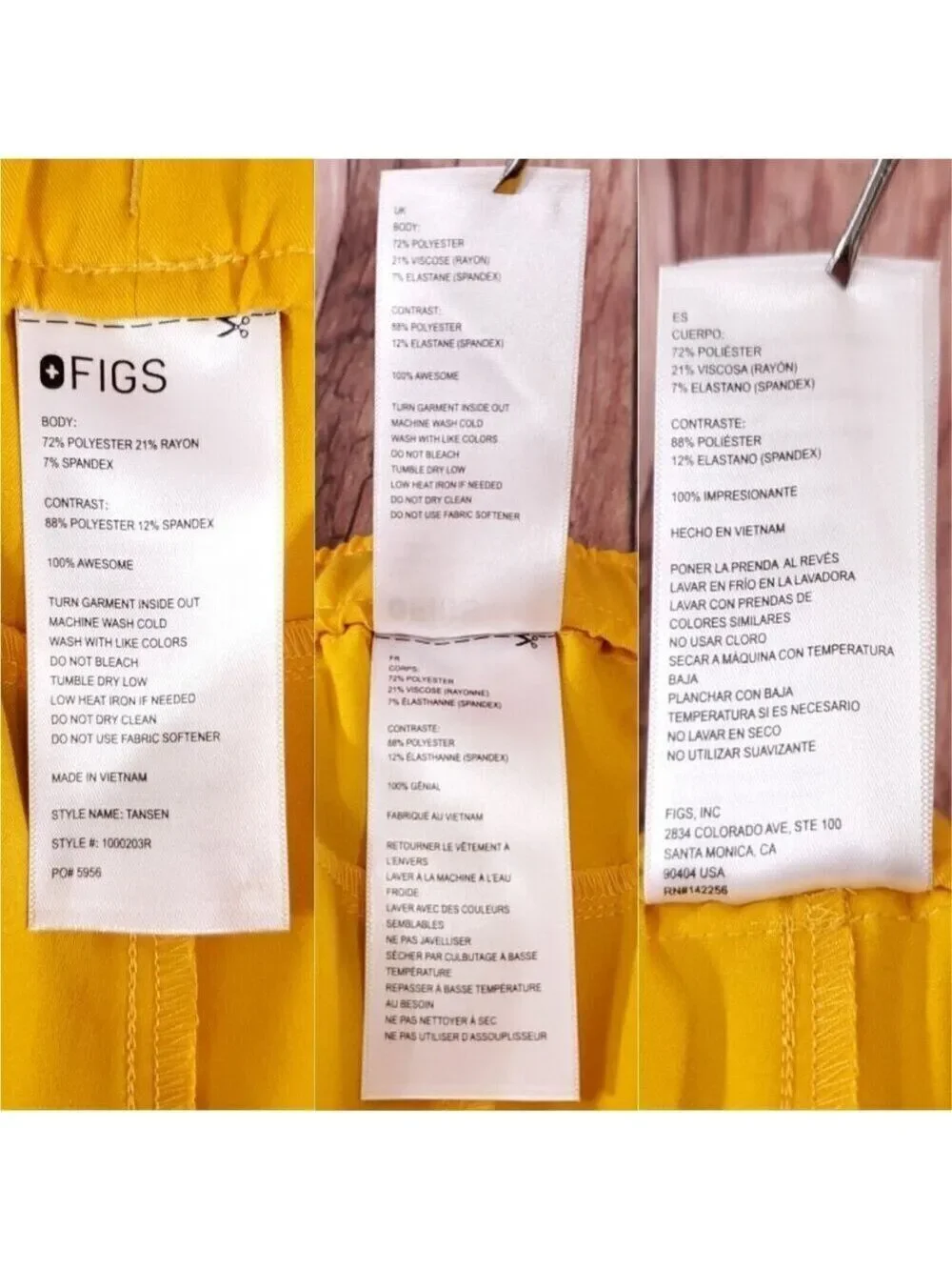 Figs mens size