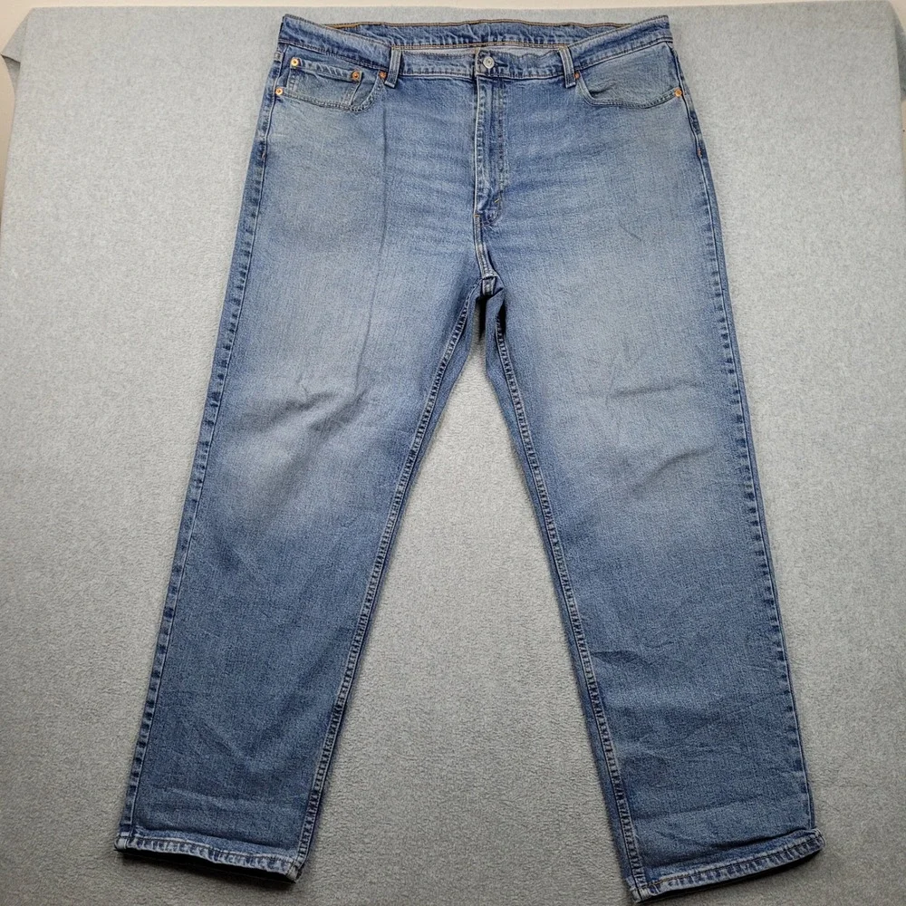Levi's‎ 550 Relaxed Fit Jeans Mens 42x32 Blue Denim Classic Five Pocket Cotton