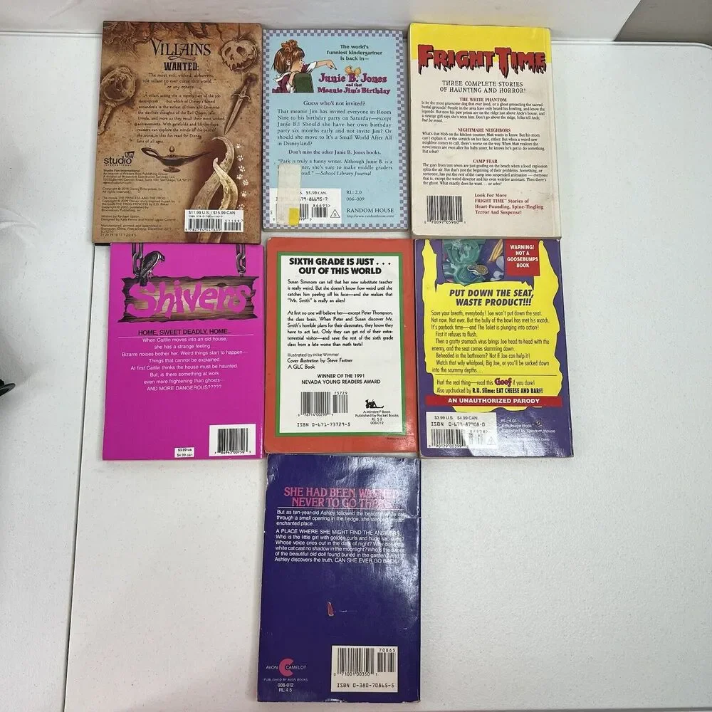 Goosebumps books young
