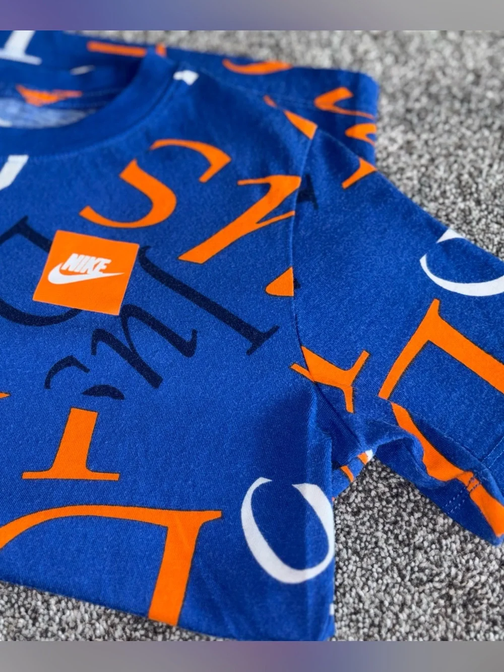 Nike patch features vibrant