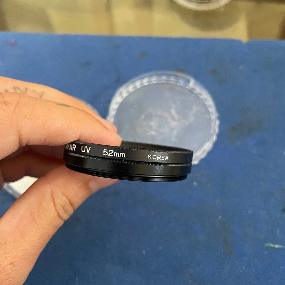 Kalimar 52mm‎ UV and Skylight 1A Lens Filter Set Japan Korea with Case