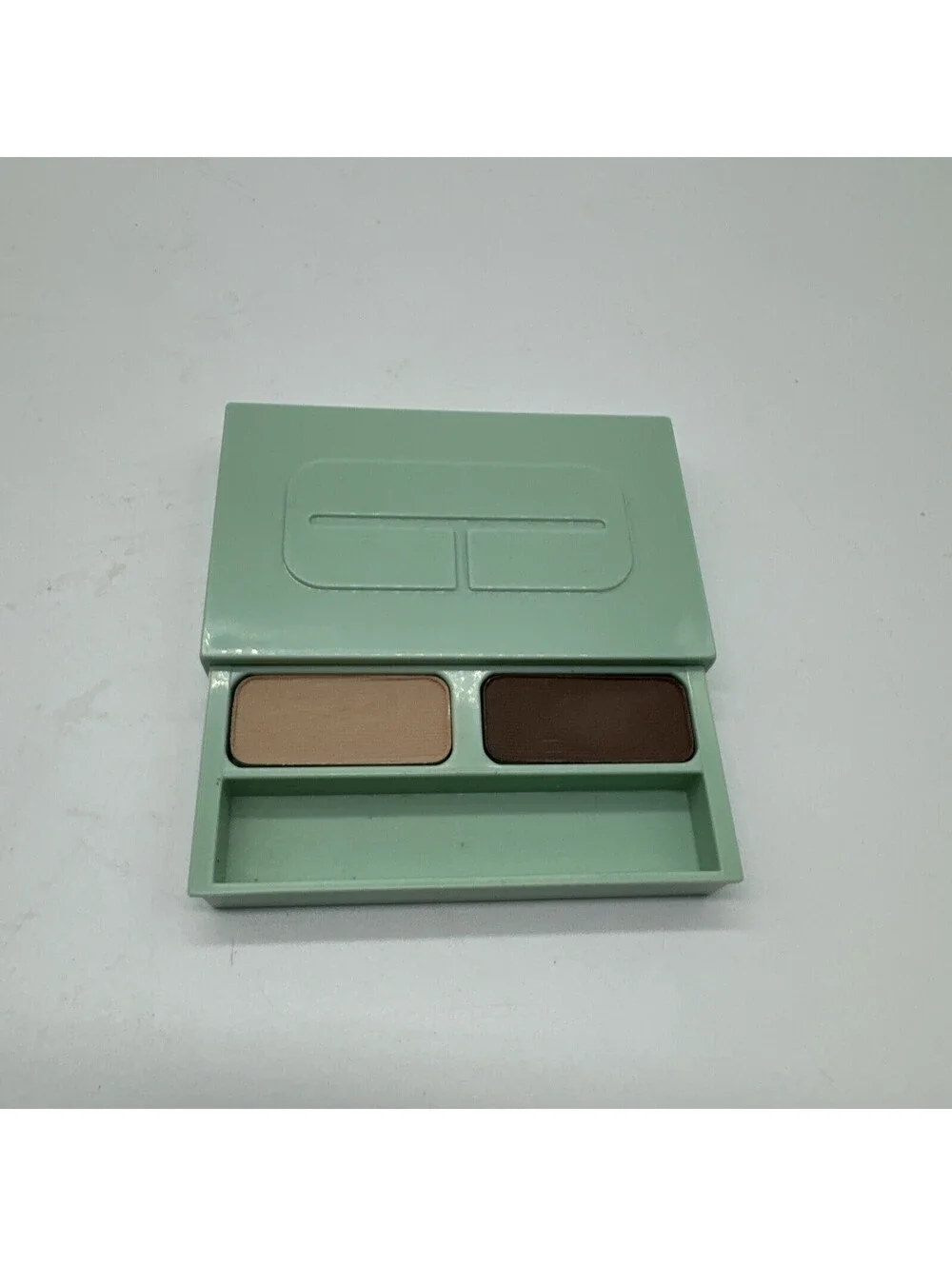 CLINIQUE Pair Of Shades Eyeshadow pure cream, brown light 0.08oz/2.2g Vintage