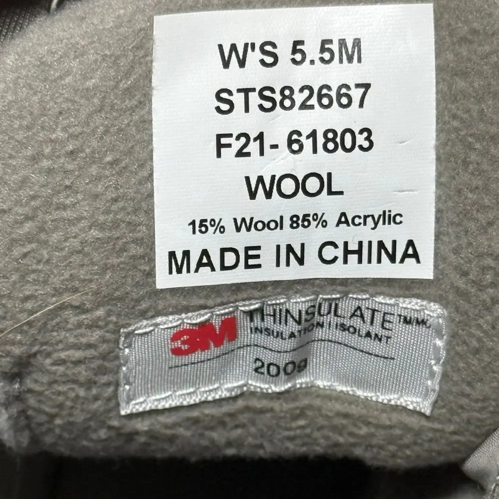 Sperry waterproof wool